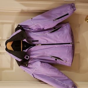 Nils Size 6 Purple & White Ski Coat Vintage, Excellent condition.  Washable